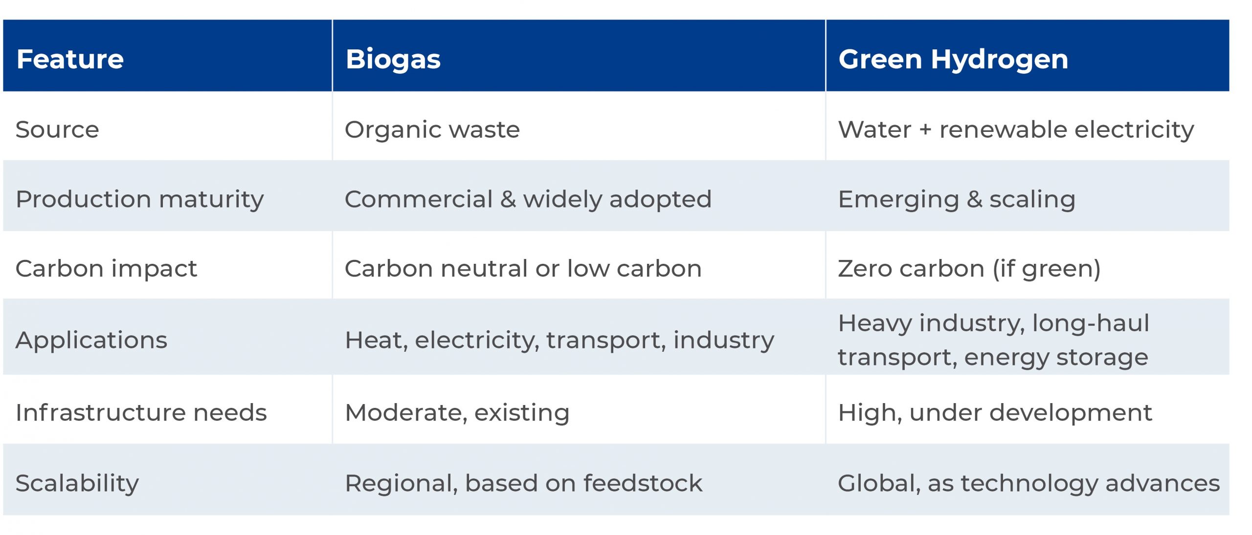 Biogas vs Green Hydrogen comparision scaled