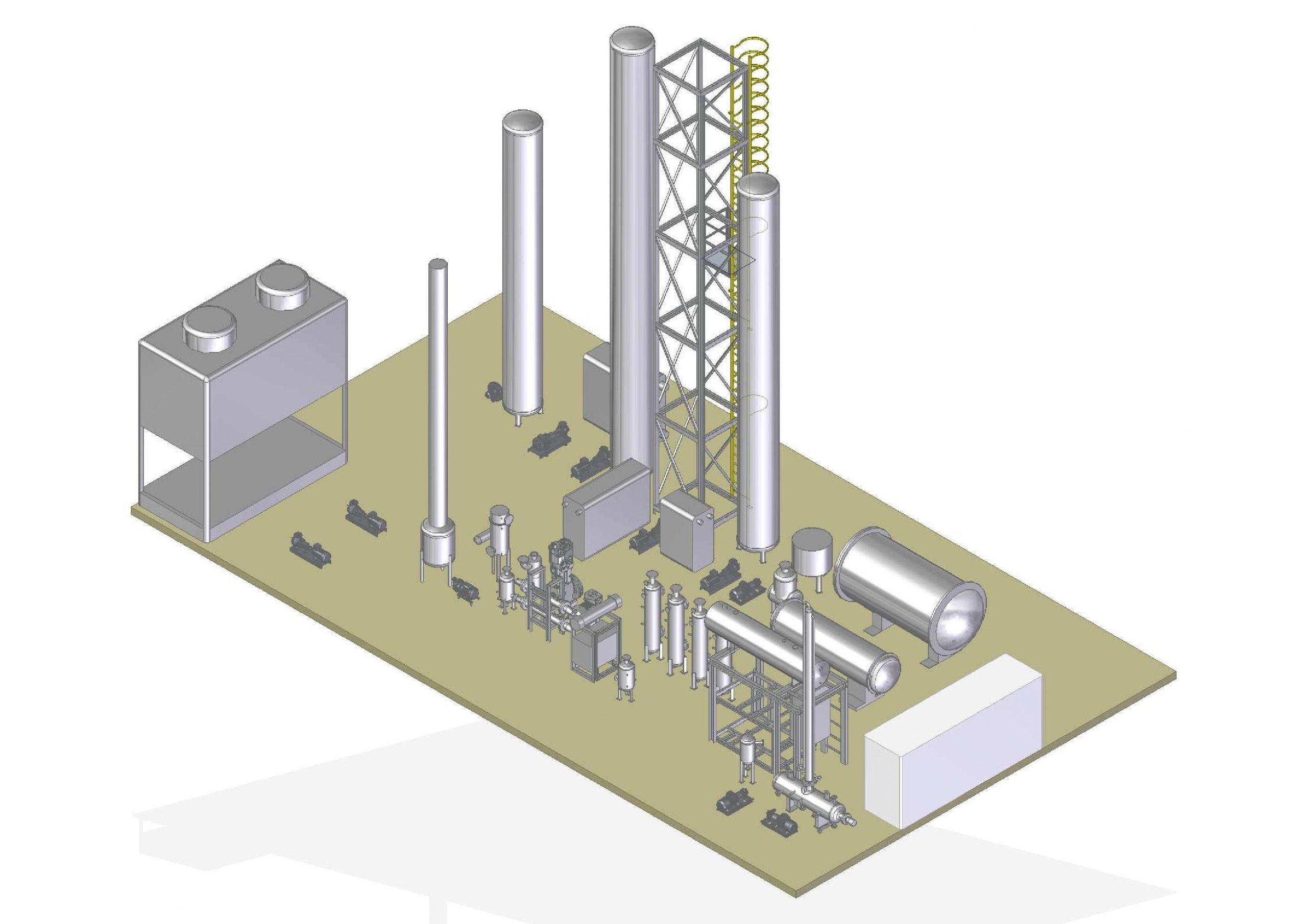 CO2 Recovery Plant ISO View
