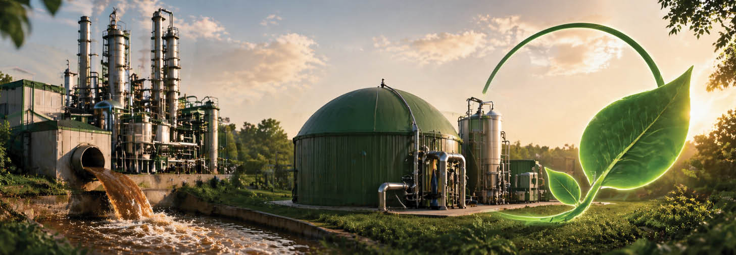 Biogas production from Distillery