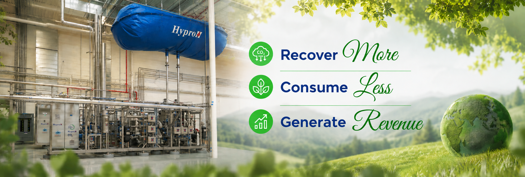 CO2 Recovery System, Most Energy Efficient