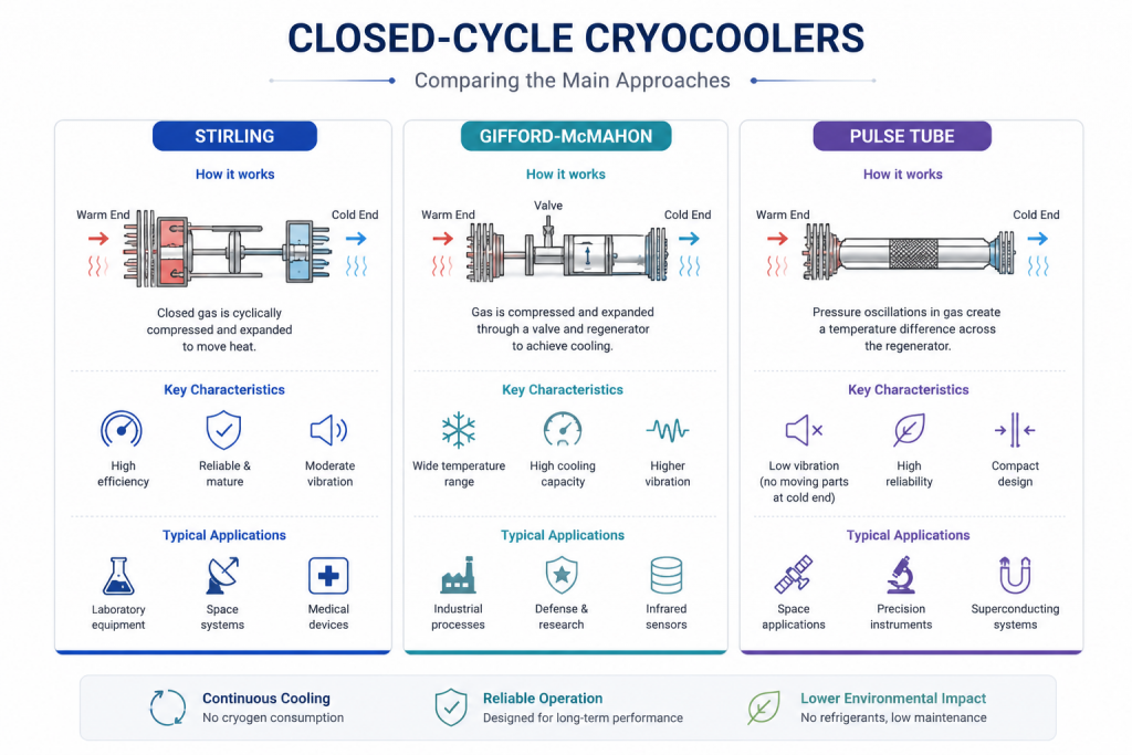closed cycle cryocoolers