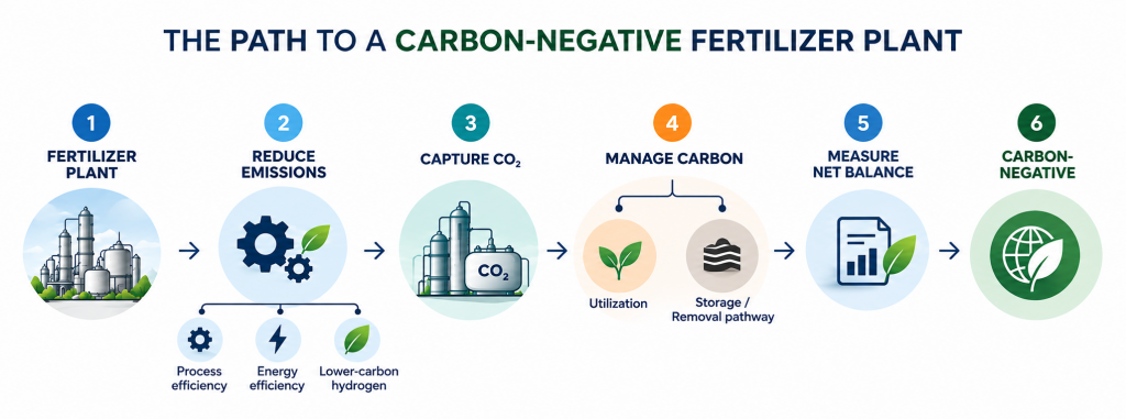 What would actually make a fertilizer plant carbon-negative